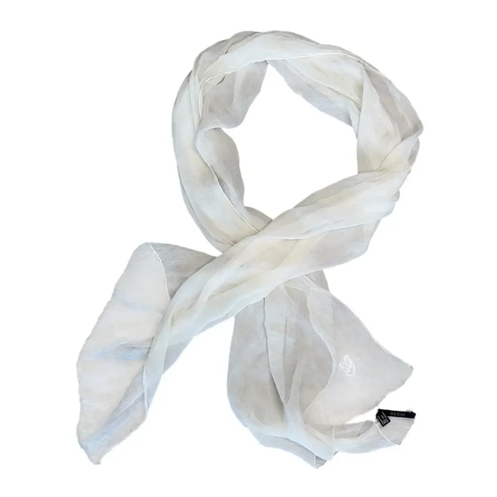 GUCCI Women’s Ivory Sheer Scarf